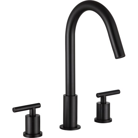 Anzzi Spartan 8" Widespread 2-Handle Bathroom Faucet in Oil Rubbed Bronze L-AZ191ORB